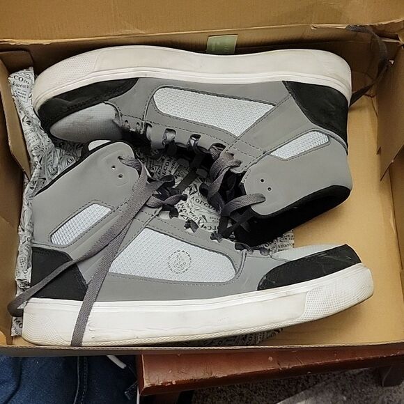 VOLCOM Evolve SKATE INSPIRED WORK SAFETY COMP TOE SLIP RESIST SNEAKERS 8.5 8 1/2 - Picture 4 of 14